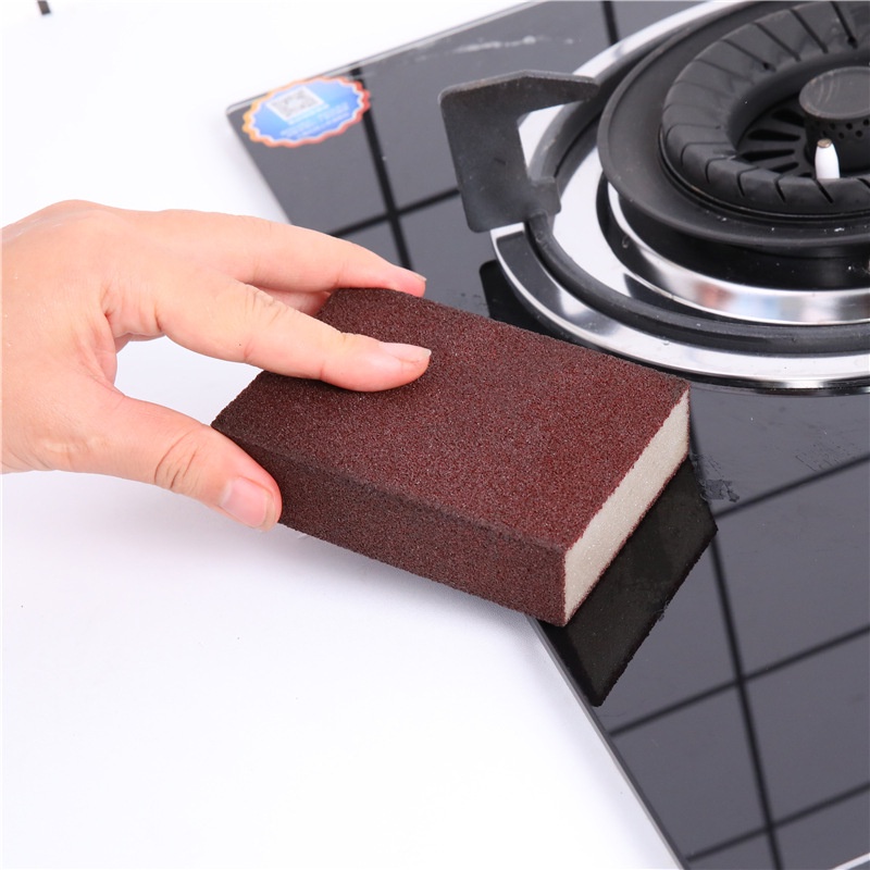 Miếng Cọ Xoong Nồi Chảo - Đồ Inox - Cọ Chà Bồn Sứ Không Xước - Màu Cát Nâu Chất Lượng Cao