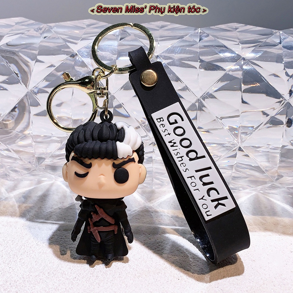 Berserk anime keychain dễ thương anime key chain guts griffith móc khóa