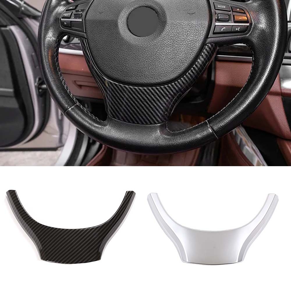 ABS Ô Tô Vô Lăng Trang Trí Dải Bao Viền Miếng Dán Phù Hợp Với Xe BMW 5 Series 5GT F07 F10 F11 2011-2