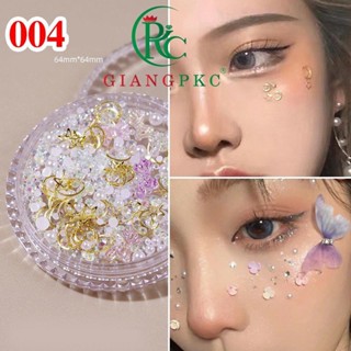 Đá đính mắt make up - miếng dán đính đá trang điểm cho mặt, mắt, tóc Giangpkc  Giangpkc Phụ kiện nam