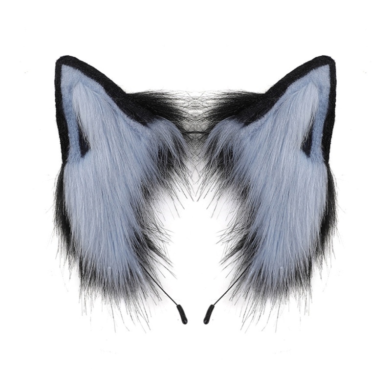 Băng Đô Cài Tóc Đính Tai Lông Hóa Trang Tiệc Sinh Nhật Cho Nữ