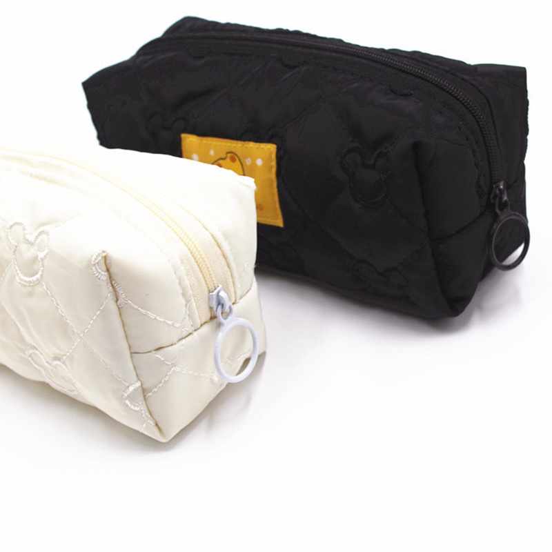 Túi Đựng Bút Hình Phô Mai Trắng Đen Cỡ Lớn