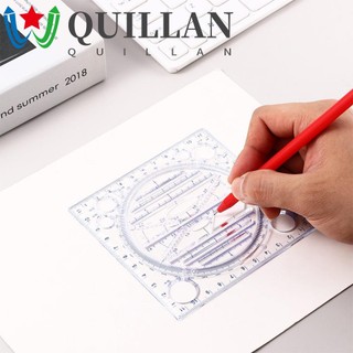 Quillan thước vẽ đa chức năng quy mô xây dựng trẻ em hình elip thiết kế nghệ thuật thước đo thước đo thiết kế thước vẽ chức năng hình học máy tạo vòng tròn thước vẽ