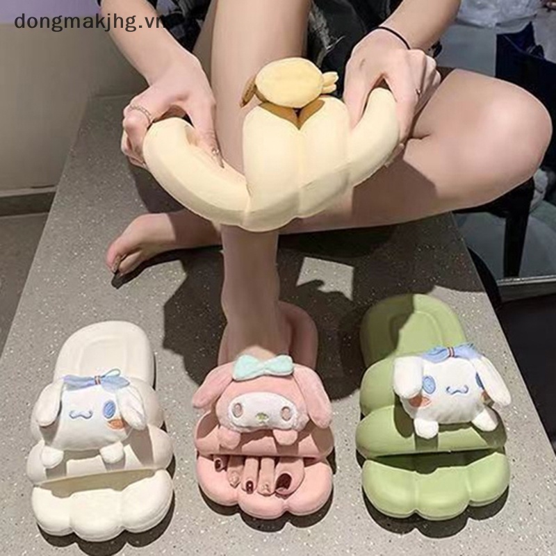 Ngọt ngào và dễ thương phim hoạt hình rỗng đế mềm non-slip home dép đế mềm lady dp