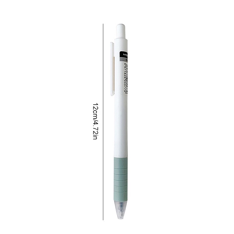 Hộp 6 Bút Bi Mực Đen Ngòi 0.5mm Có Thể Thu Vào