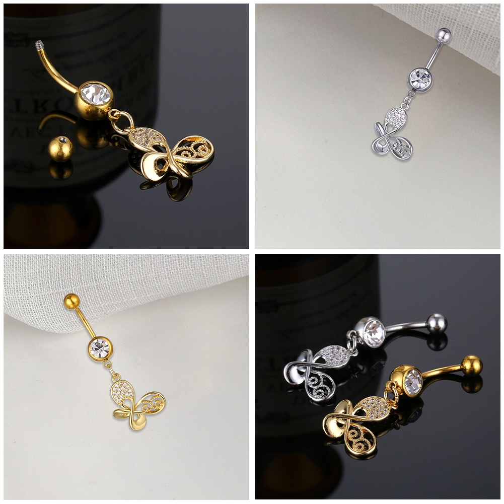 Khuyên Rốn Đính Đá Sang Trọng Quyến Rũ Cho Nữ