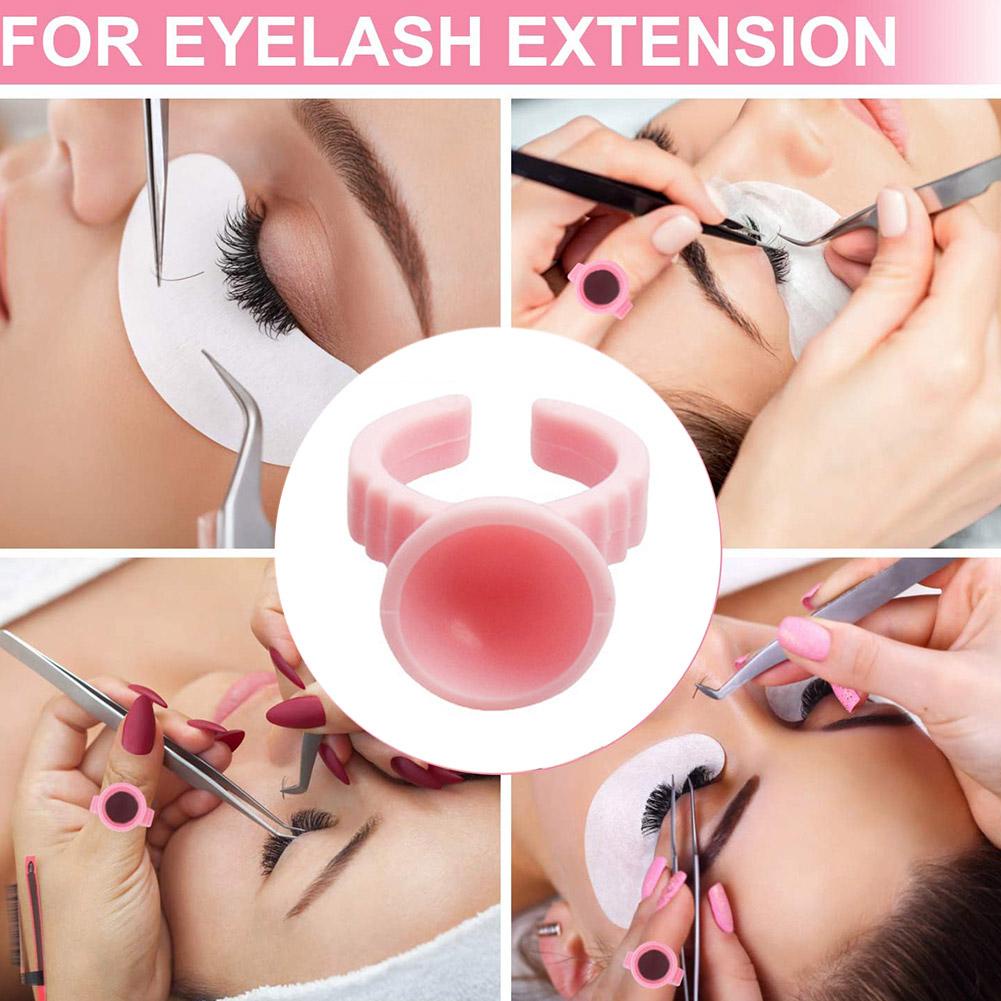 Cốc Đựng Keo Dán Lông Mi D6V9 Bằng Nhựa Sử Dụng Một Lần Tiện Lợi