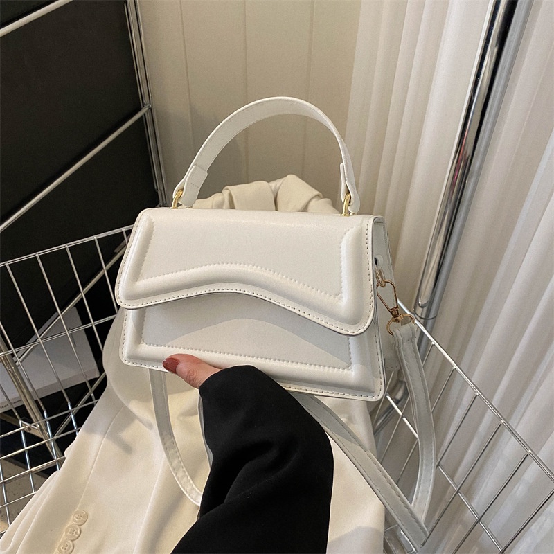 Túi Đeo Chéo Hình Vuông Nhỏ Màu Trơn Đơn Giản Thời Trang Mùa Xuân 2023 Cho Nữ