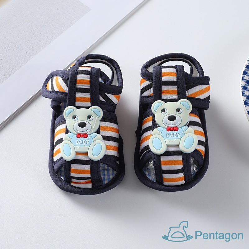 Xăng đan Tập Đi Trọng Lượng Nhẹ In Họa Tiết Hoạt Hình Mùa Hè Cho Bé 0-12 Tháng Tuổi Walkers