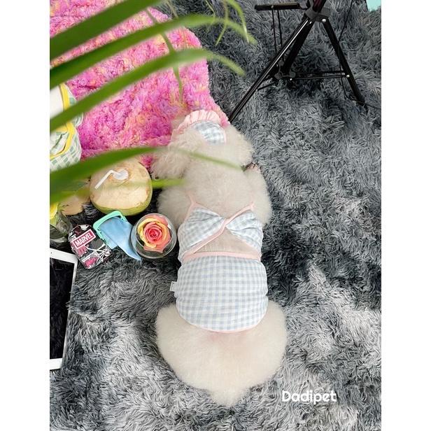 Áo 2 dây bikini đi bơi cho chó mèo