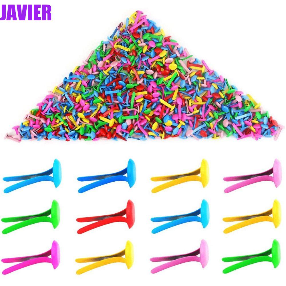 Set 100 Đinh Tán Đầu Tròn Nhiều Màu Dùng Để Trang Trí Thủ Công Diy