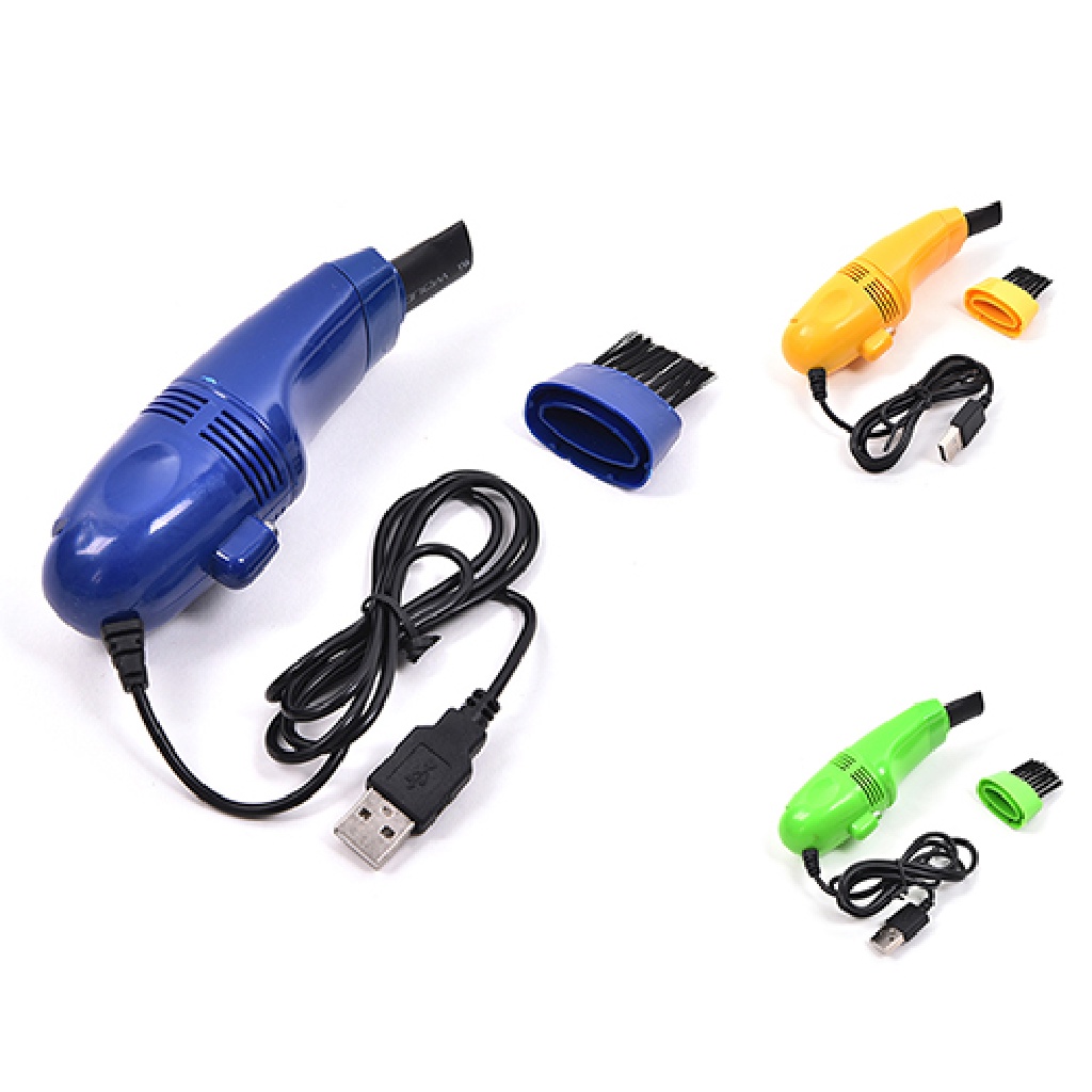 1 Bộ Bàn Chải Hút Bụi Bàn Phím Máy Tính USB Mini Dành Cho PC / Laptop