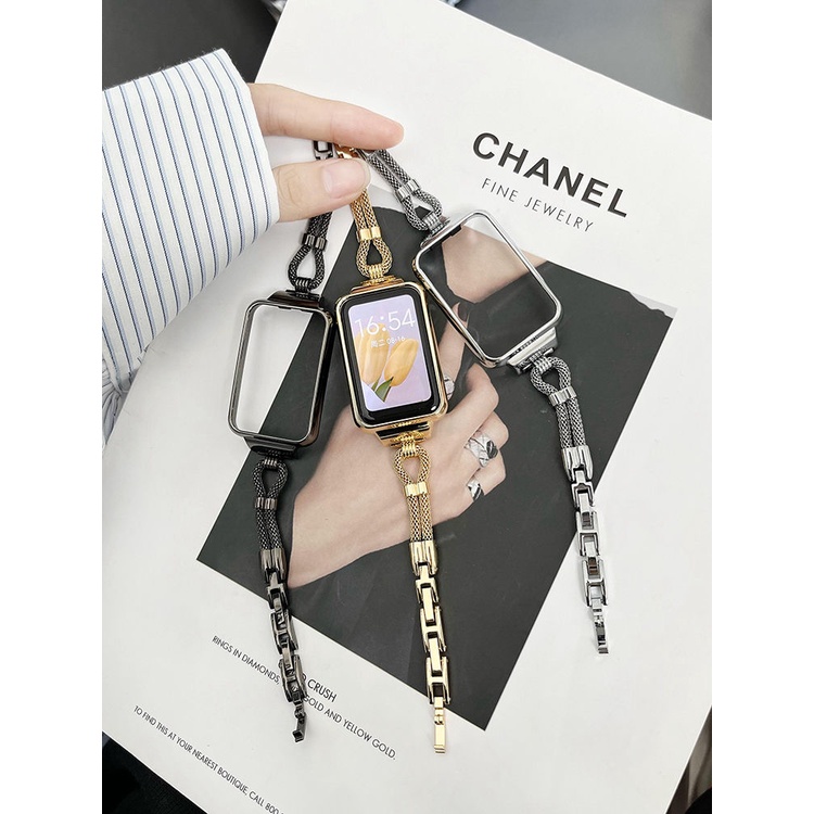 Phù Hợp Dây Đeo Chữ U Bằng Đồng Thau Cho Xiaomi Redmi Smart band 2 / pro / Mi band 7 pro / Huawei band 6 7 / OPPO band 2 / Watch