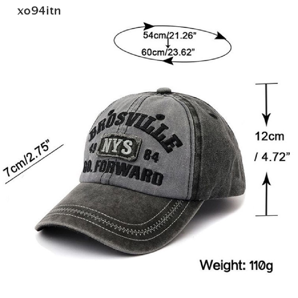 Mũ Lưỡi Trai Cotton Thêu Chữ Dad Trucker Phong Cách Retro Cho Nam Nữ