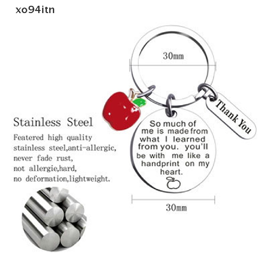 Móc Khóa Có Chữ Thank You Xinh Xắn Dùng Làm Quà Tặng Cho Giáo Viên