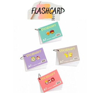 Thẻ flashcard, tập thẻ vocabulary card a7 klong, 85 tờ 140/92; ms: 913, flashcard học tiếng anh, từ vựng - loki