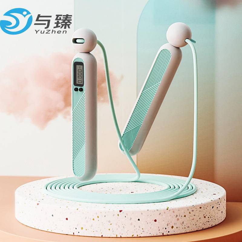 Dây Nhảy Không Lõi Có Bộ Đếm Và Dây Thừng Hỗ Trợ Luyện Tập Giảm Cân