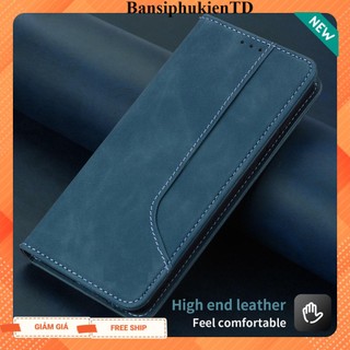 [Giá sỉ] Bao da nam châm Samsung Note 10 Plus, Note 9, Note 8, bao da điện thoại kiểu ví, da mịn