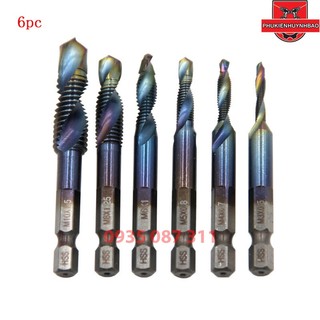 Bộ 6 mũi taro ren cao cấp aq kms