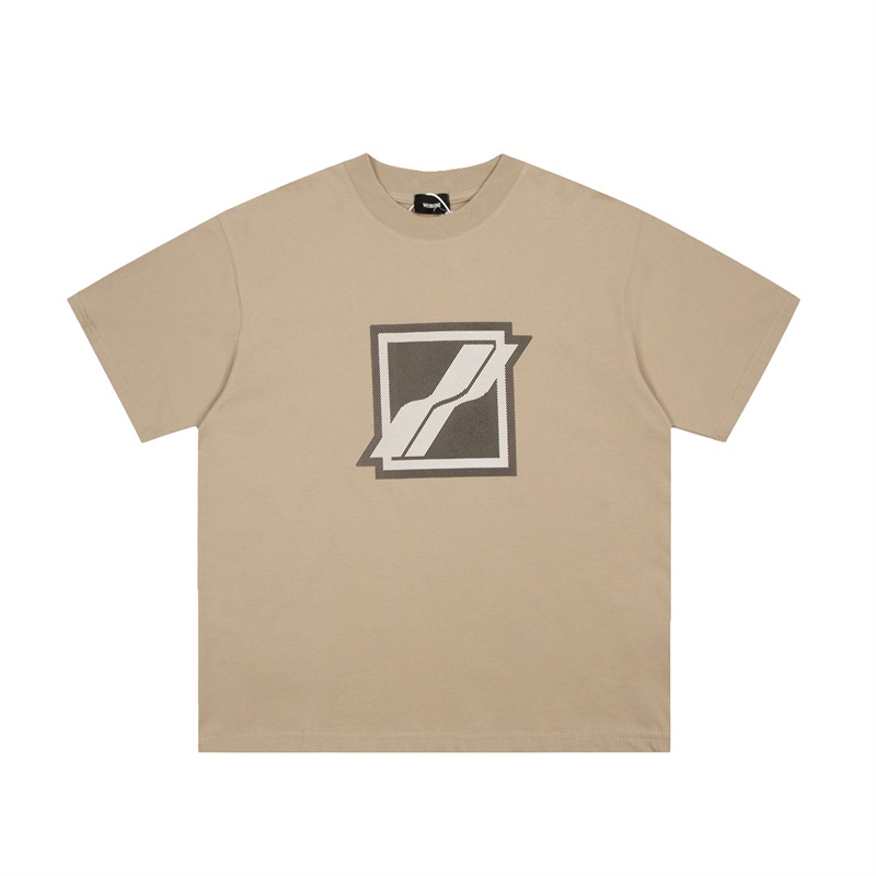 Bán Chạy Nhất Áo Thun Cotton Tay Ngắn In Hình Khối WE11DONE Kích Thước Lớn Unisex