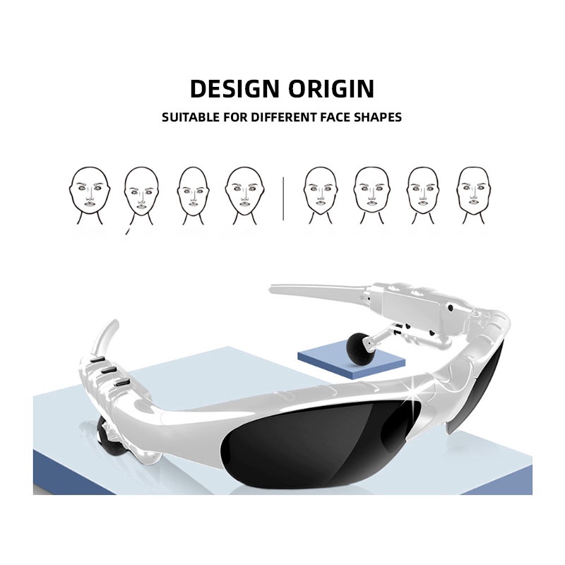 Kính Mát Tích Hợp Tai Nghe Bluetooth 5.0 Và Túi Đựng