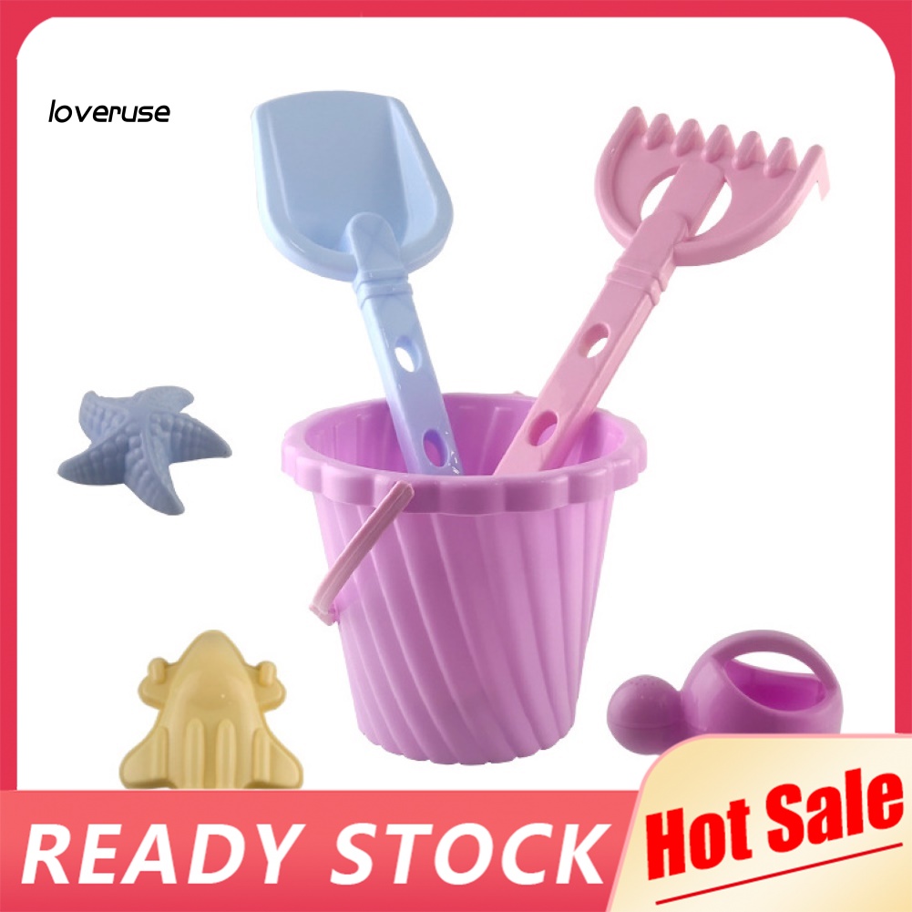 Bộ 6 Dụng Cụ Chơi Cát Bãi Biển Vui Nhộn Cho Bé