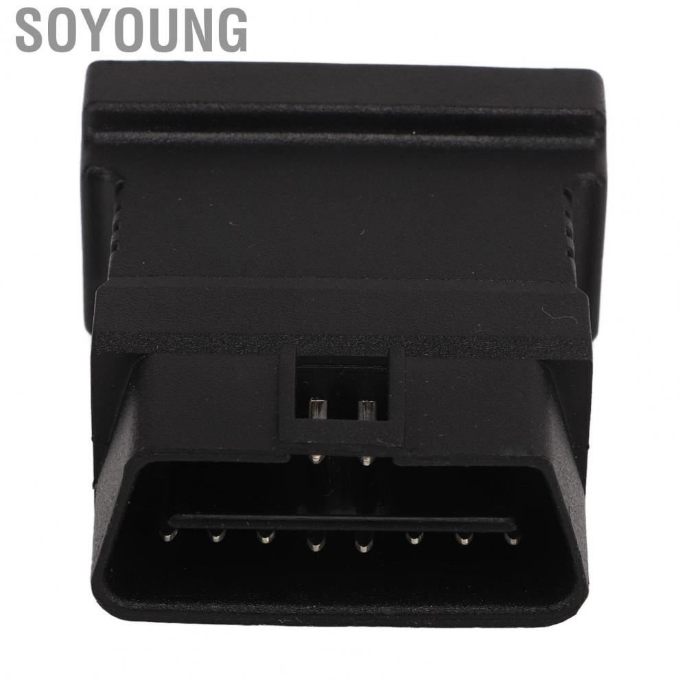Soyoung 16 Pin OBD Cable Connector  Impact Resistant OBD2 16E Easy Installation Precise Match Stable Structure Ideal Replacement for Diagnostic Tool
