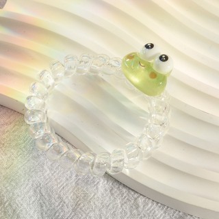Dây Cột Tóc Co Giãn Hình Hello Kitty / Ếch Dễ Thương Cho Nữ