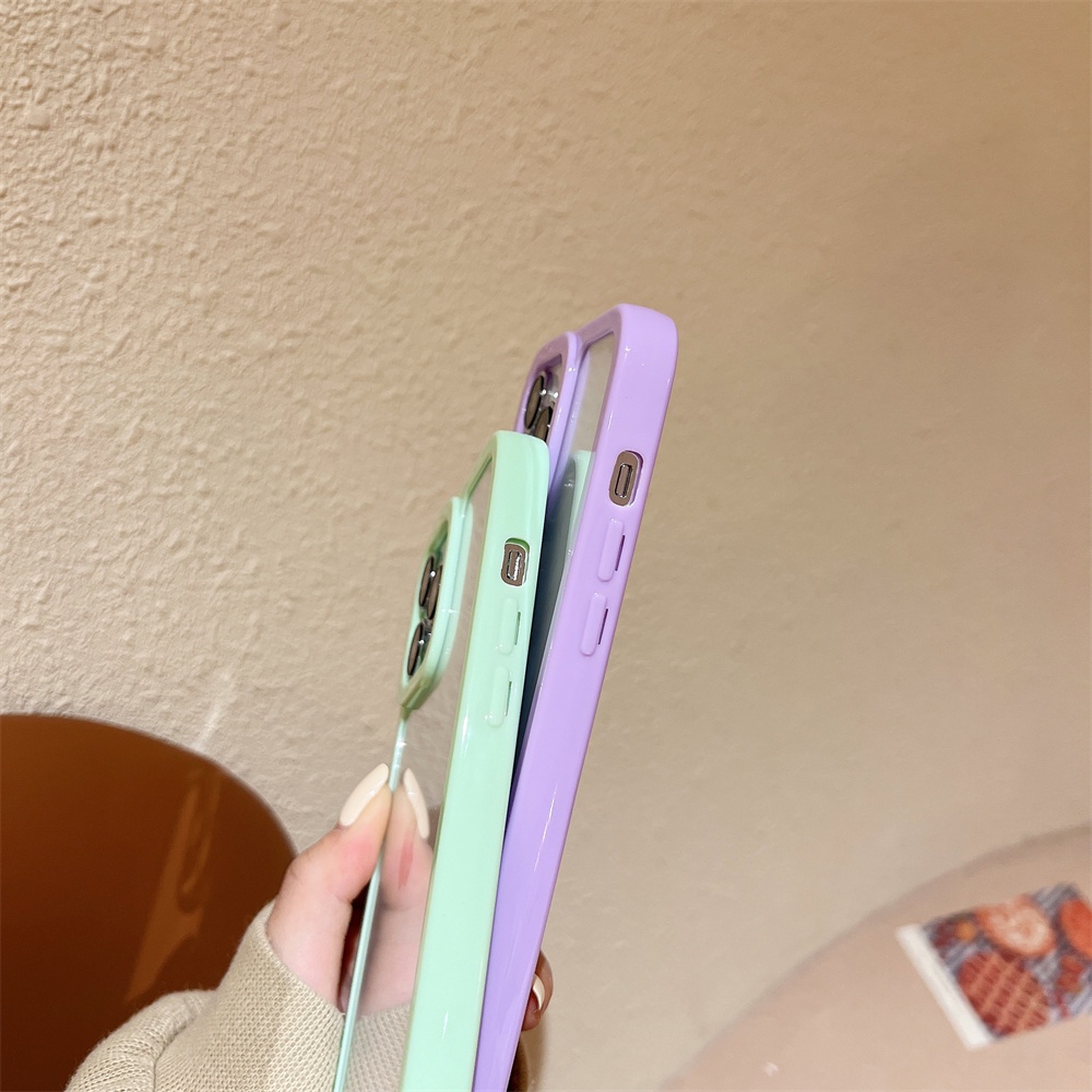 Ốp Điện Thoại TPU Silicon Mềm Trong Suốt Chống Sốc Bảo Vệ Ống Kính Máy Ảnh Cho iphone 14 Pro Max 13 12 11