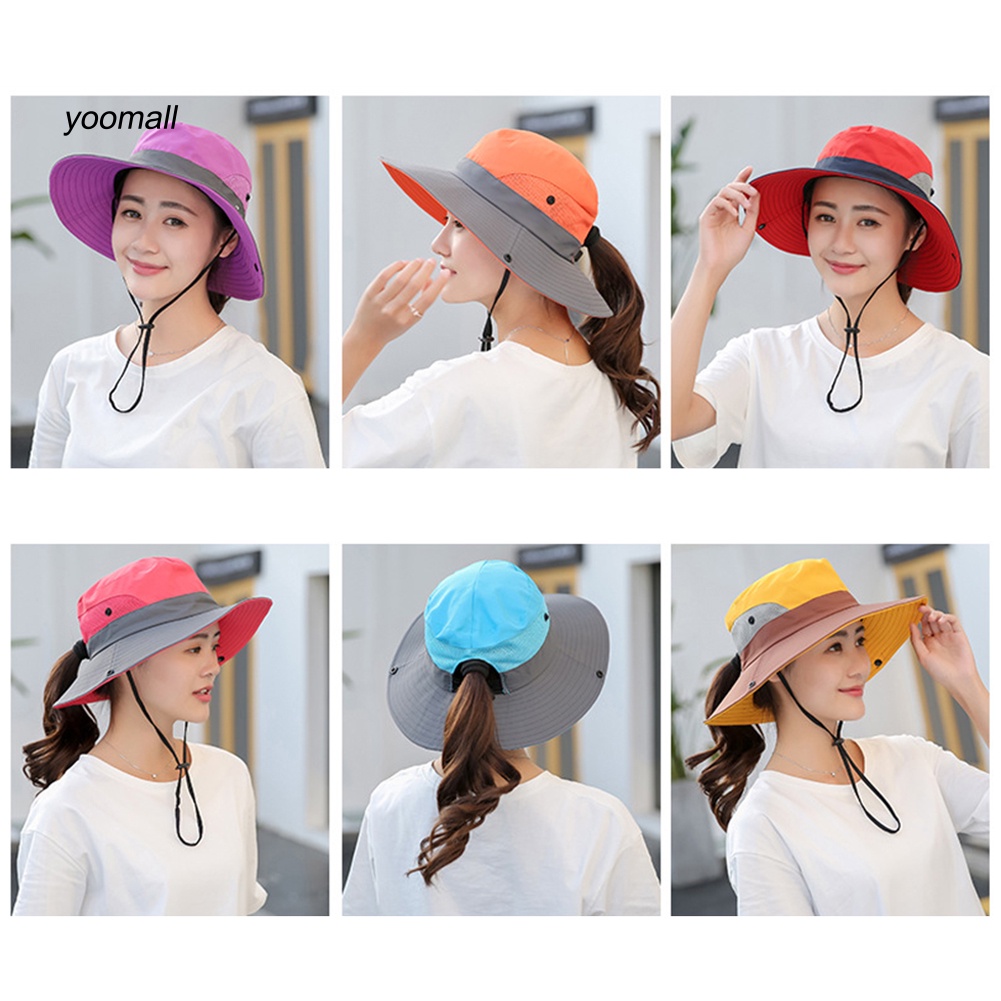 Mũ Rộng Vành Chống Tia UV Thời Trang Mùa Hè Dành Cho Nữ