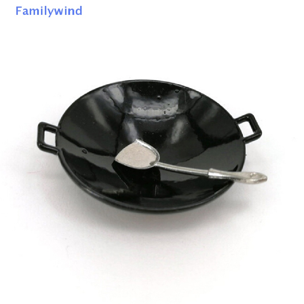 Set 3 Món Đồ Chơi Gồm Nồi + Nắp Nồi + Muỗng + Vỏ Bánh pancake Tỉ Lệ 1: 12 Cho Nhà Búp Bê