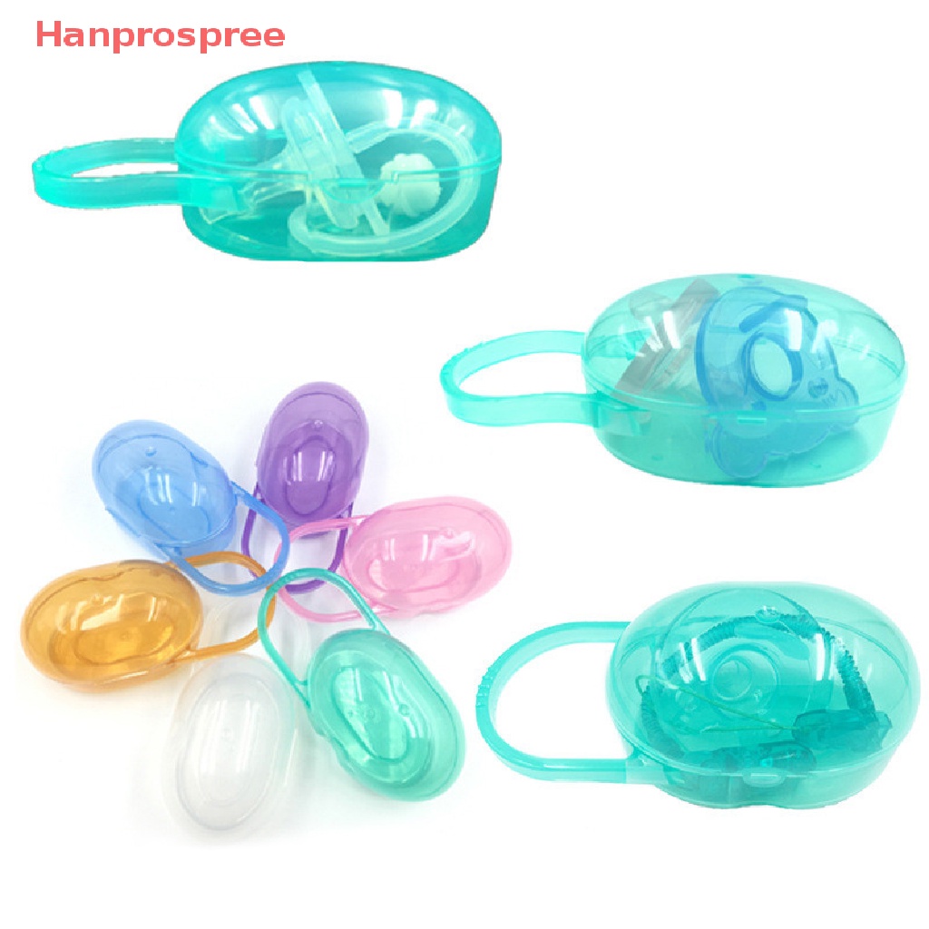 1 Hộp Đựng Núm Vú Giả Màu Trơn Cho Bé Dụng Cụ Làm Đẹp Chất Lượng Cao