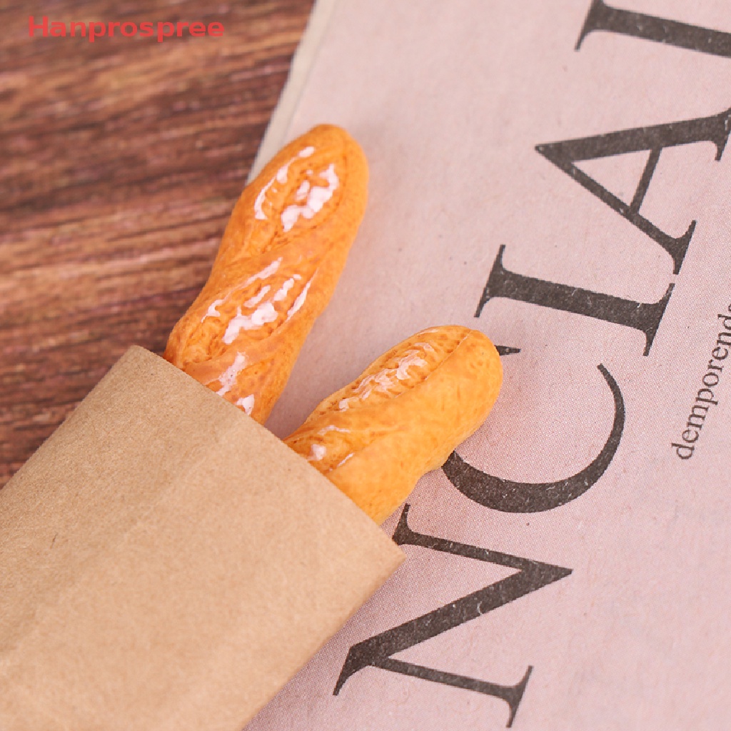 Mô Hình Thức Ăn Bánh Mì Tỉ Lệ 1: 12 Trang Trí Nhà Búp Bê