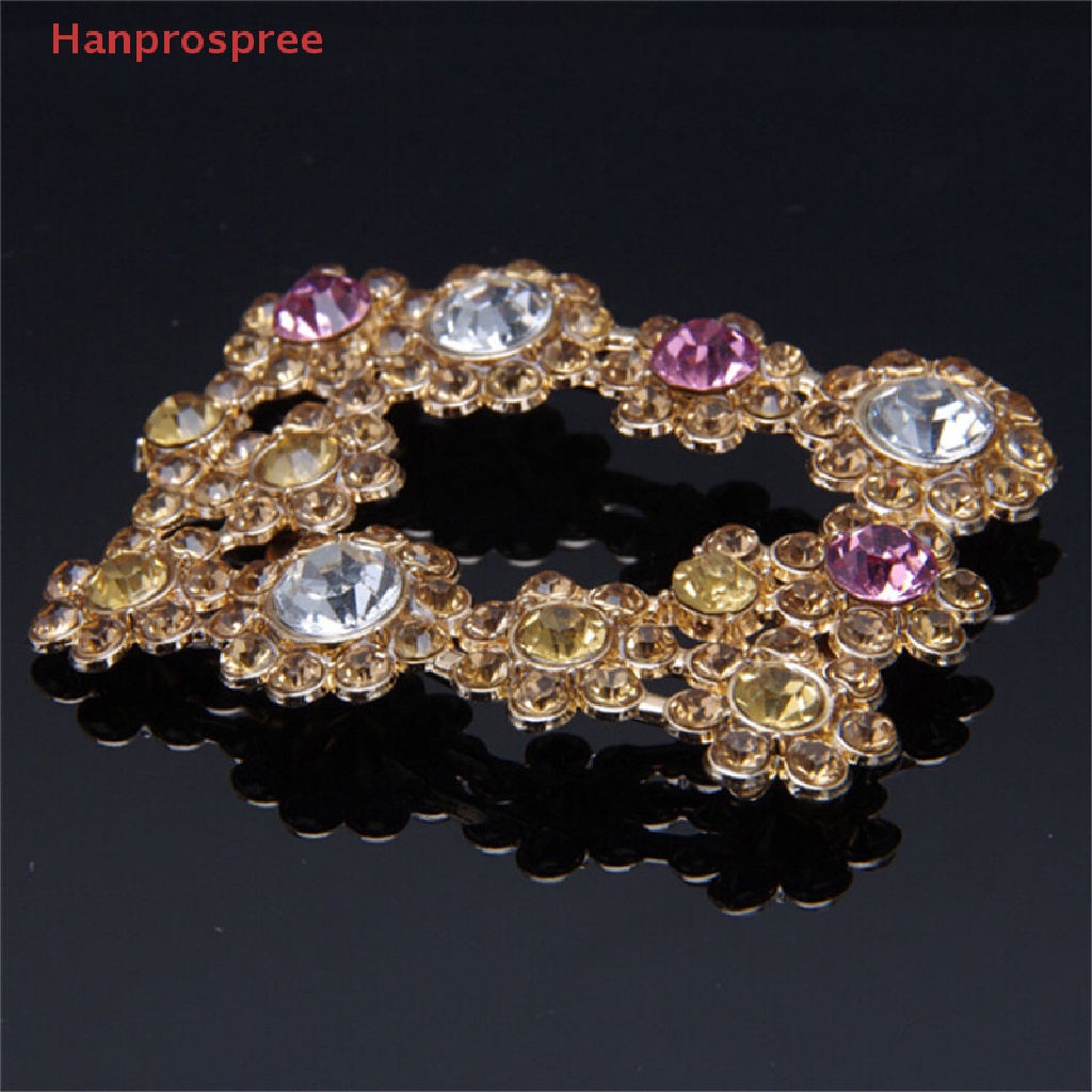 1 Khóa Kẹp Giày Đính Đá Pha Lê Bằng Hợp Kim Dành Cho Cô Dâu