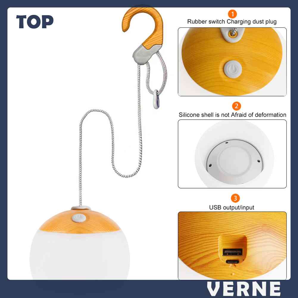 Đèn LED Cắm Trại Chống Nước IPX4