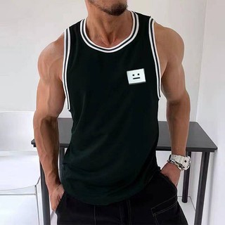 Quick-Drying Sports Casual Slim Fit Tank Top Sleeveless T-shirt Fitness Muscle Men Summer Workout Jersey Waistcoat Basketball Wear 84qg