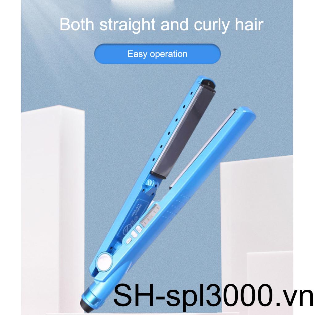 Máy Duỗi Tóc 2 Trong 1 Có Màn Hình LCD Phích Cắm EU Cho Nữ