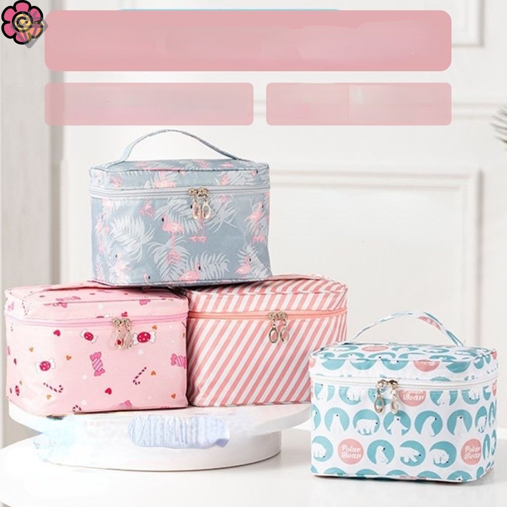 Túi Đựng Mỹ Phẩm Sức Chứa Lớn Chống Thấm Nước Tiện Dụng Khi Đi Du Lịch