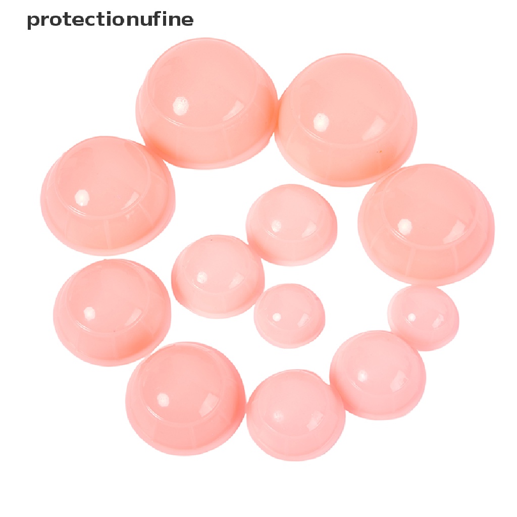 Bộ 12 Cốc Giác Hơi Mát Xa Bằng Silicone Chuyên Nghiệp PR3VN
