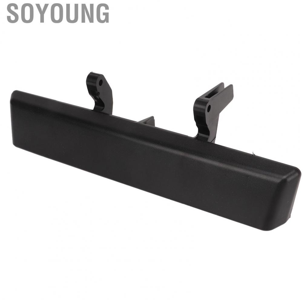 Soyoung Exterior Tailgate Handle  90906 EA810 Durable ABS Black Shockproof Simple Installation for Frontier Nismo Off Road