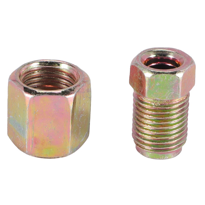 Set 50 Đai Ốc M10X1Mm 3 / 16Inch Phụ Kiện Dành Cho Ống Phanh Xe Ô Tô