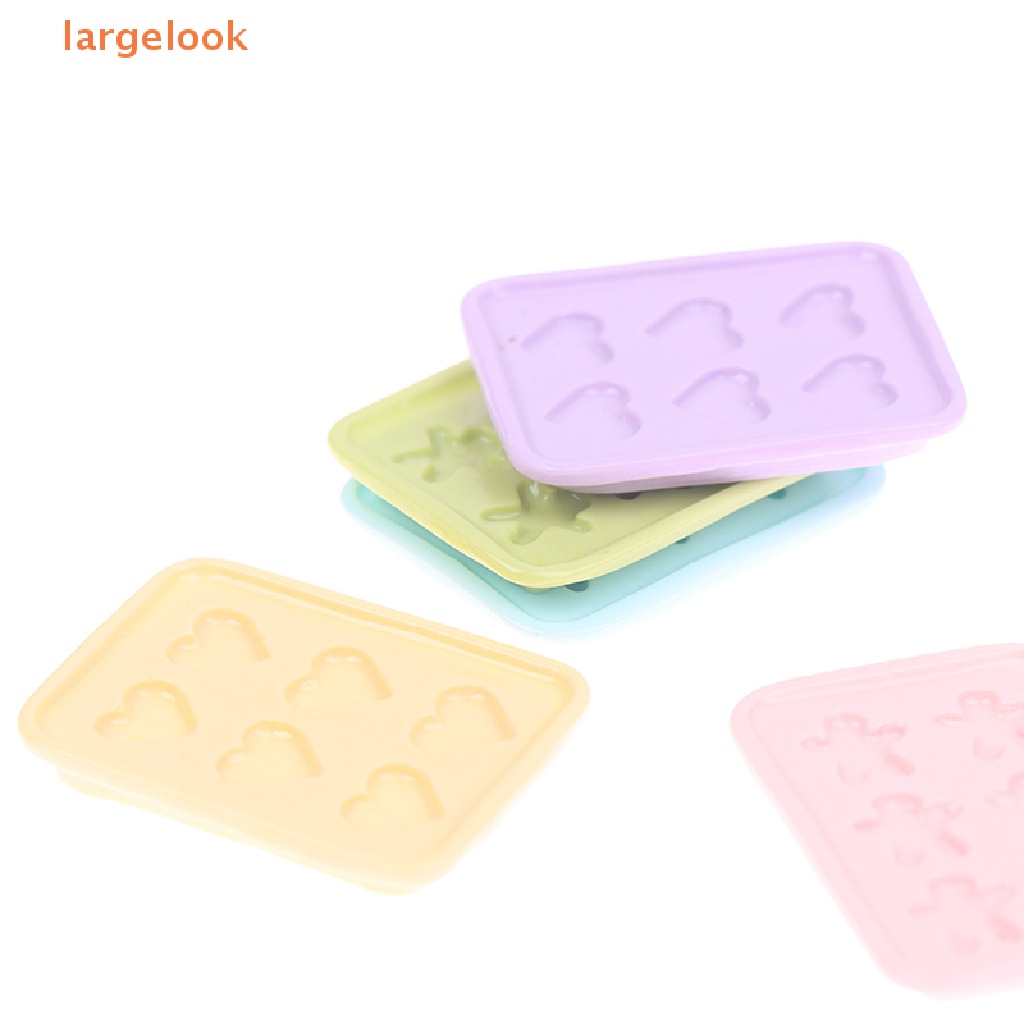 Bộ 2 Khay Nướng Bánh Tỉ Lệ 1 / 12 Dùng Trang Trí Nhà Búp Bê