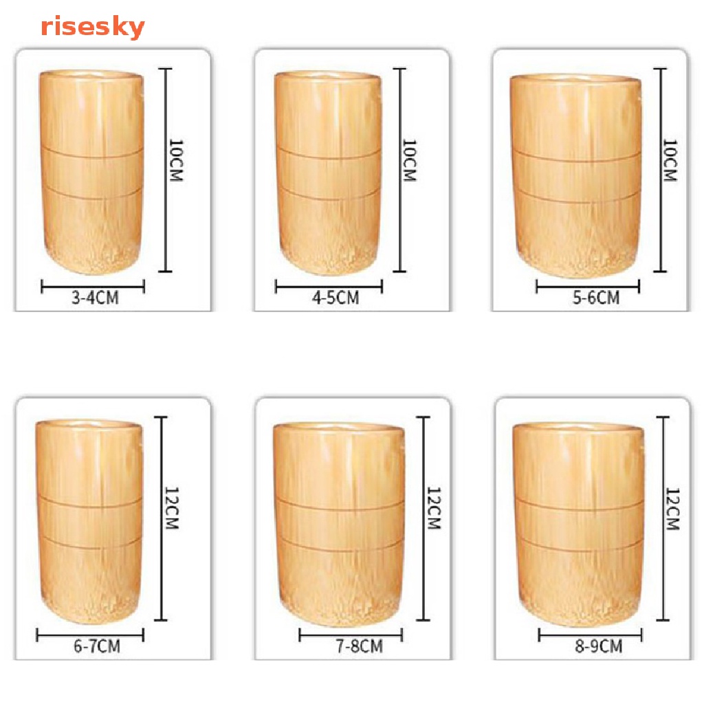 1 Cốc Châm Cứu Mát Xa Chân Không Chống Cellulite Bằng Gỗ Tre Tự Nhiên