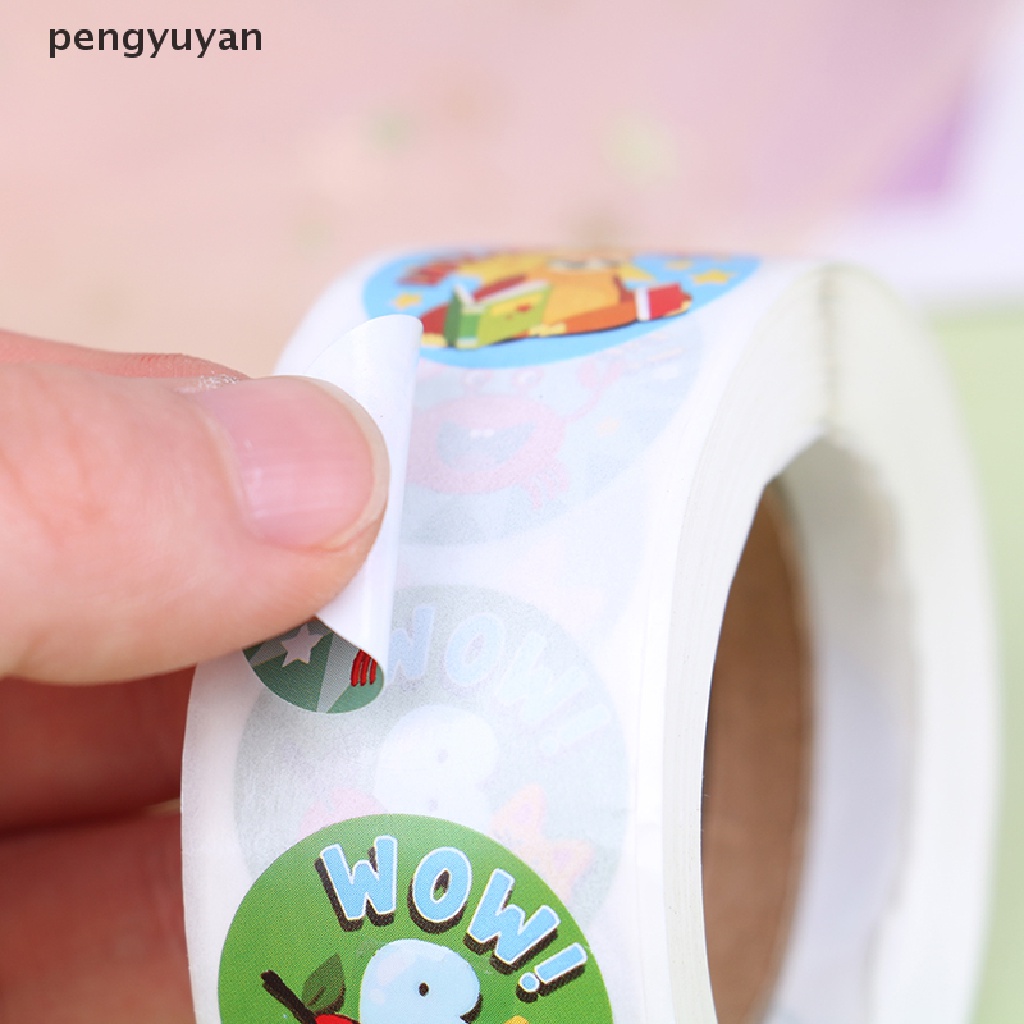 [pengyuyan] 500 Miếng Dán Khen Thưởng Hình Động Vật Dễ Thương Cho Trẻ Em [Mới]