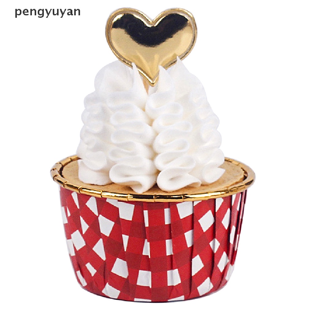 Set 50 Cốc Giấy Làm Bánh cupcake muffin Tiện Dụng