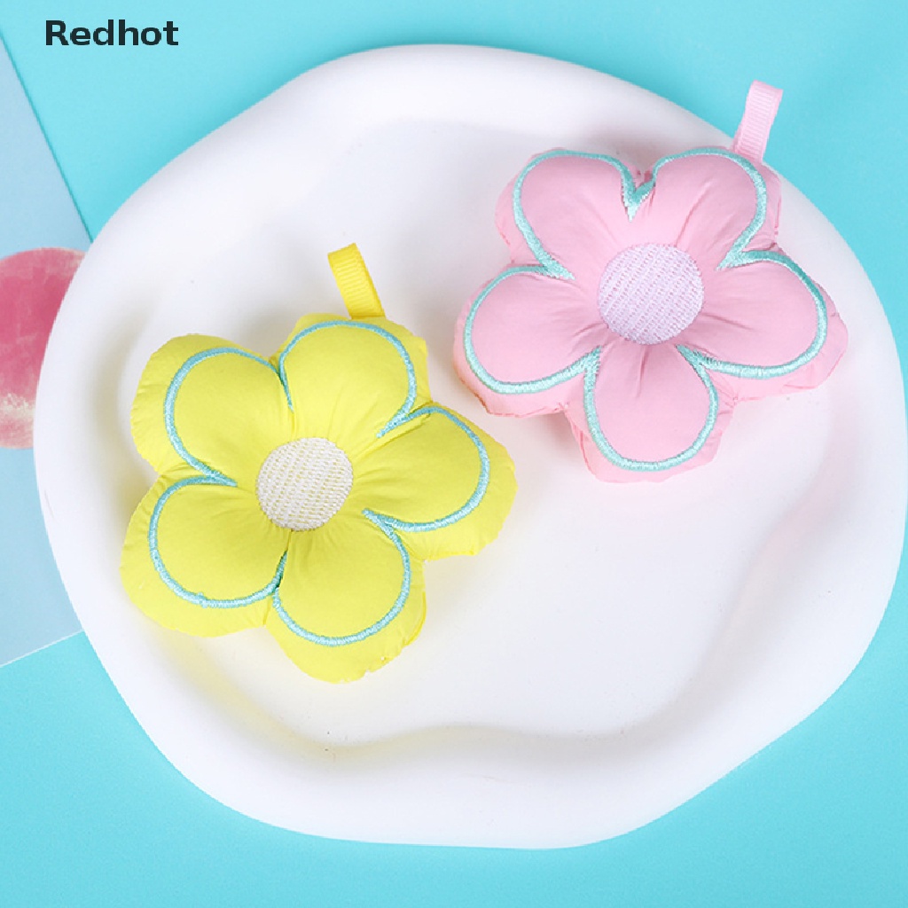 Móc Khóa Dây Treo Túi Xách / Xe Hơi Bằng Vải Hoa Anh Đào Dễ Thương &lt; Redhot &gt; Quà Tặng Cho Bé Đang Bán Chạy