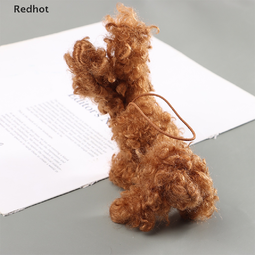 < Redhot > Móc Khóa Vải Canvas Hình Chú Chó Nhồi Bông Hoạt Hình Sáng Tạo