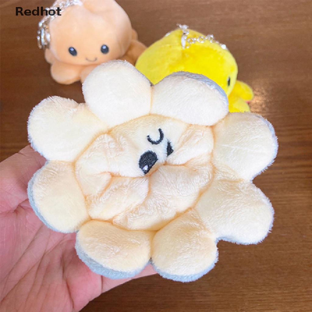 < Redhot > Móc Khóa Hình Bạch Tuộc Nhồi Bông Mềm Mại Đáng Yêu
