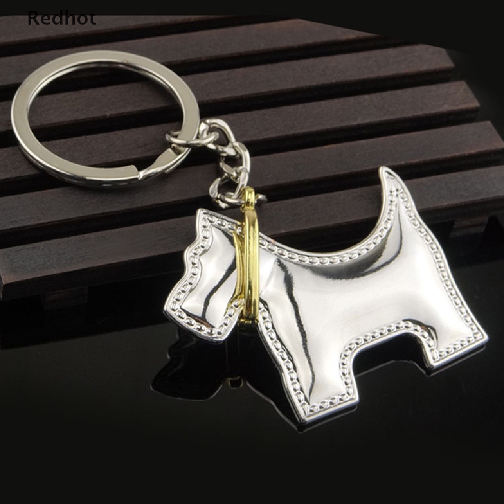 &lt; Redhot &gt; Móc Khóa Kim Loại Hình Chú Chó Đáng Yêu Thời Trang Chất Lượng Cao Dành Cho Túi Xách / Xe Hơi