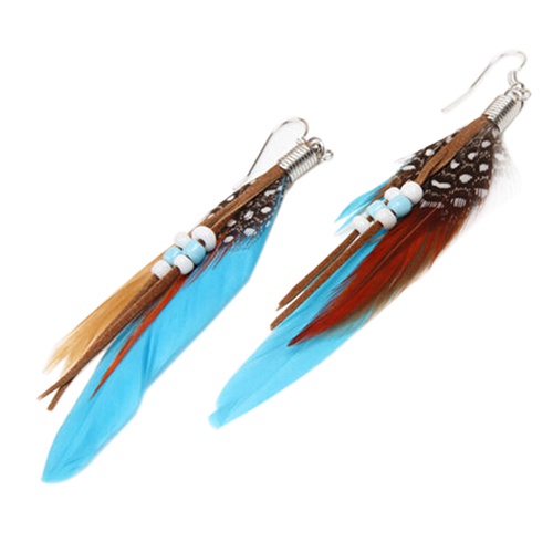 [Fairy4] Bông Tai Lông Ngỗng Handmade Sang Trọng Cho Nữ